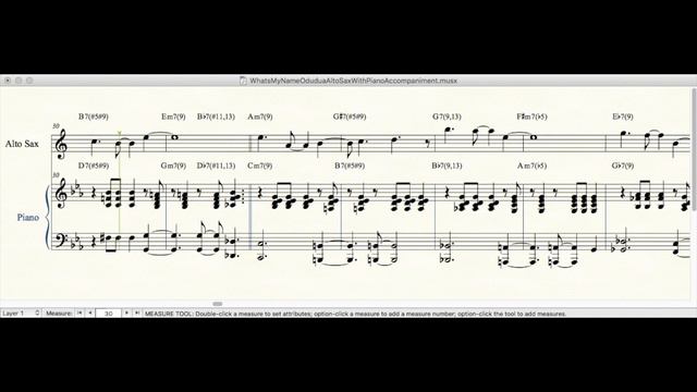What`s My Name By Moacir Santos For Alto Sax With Piano Accompaniment The Sheet Music Library Clip смотреть онлайн