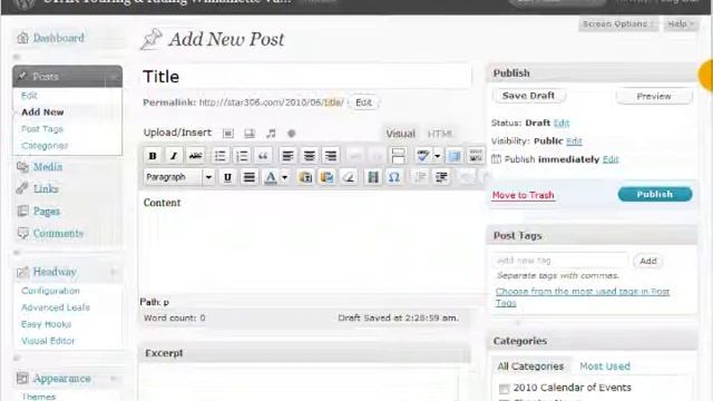Adding Content via a Post in Wordpress смотреть онлайн