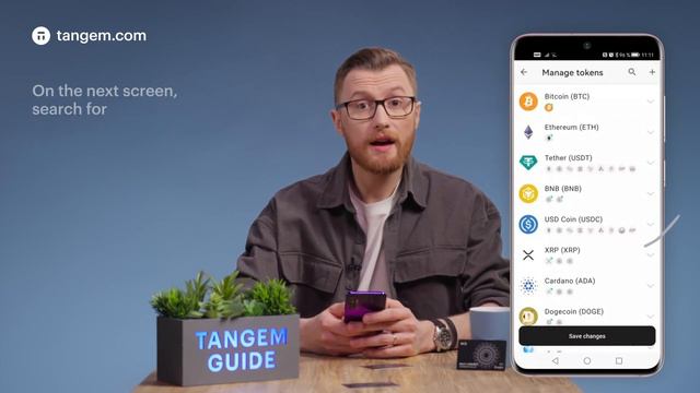 Как добавлять криптовалюту в Tangem Wallet