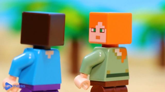 LEGO Minecraft SURVIVAL GAME - LEGO Minecraft Animation смотреть онлайн