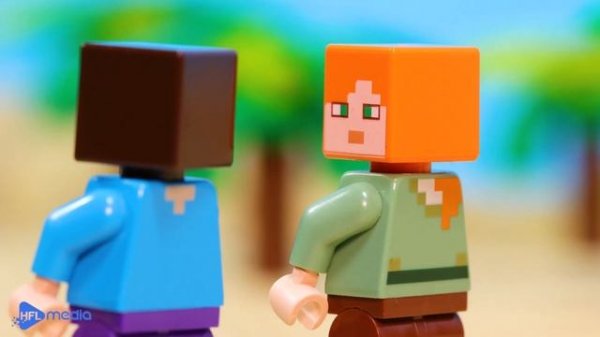 LEGO Minecraft SURVIVAL GAME - LEGO Minecraft Animation