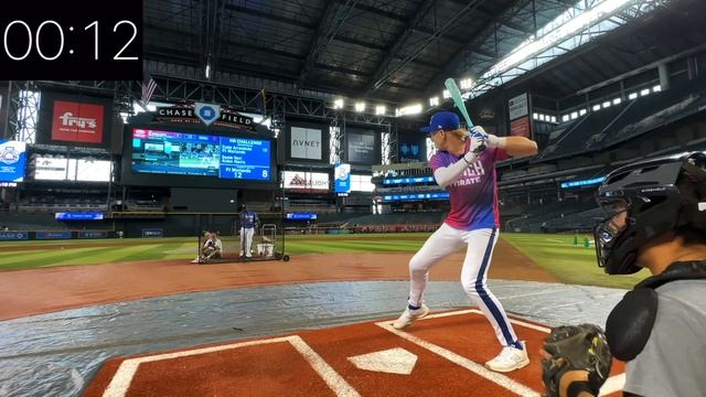 Hitting in the Perfect Game HOME RUN DERBY with @KingofJUCO | PG 2024 All-American Game смотреть онлайн