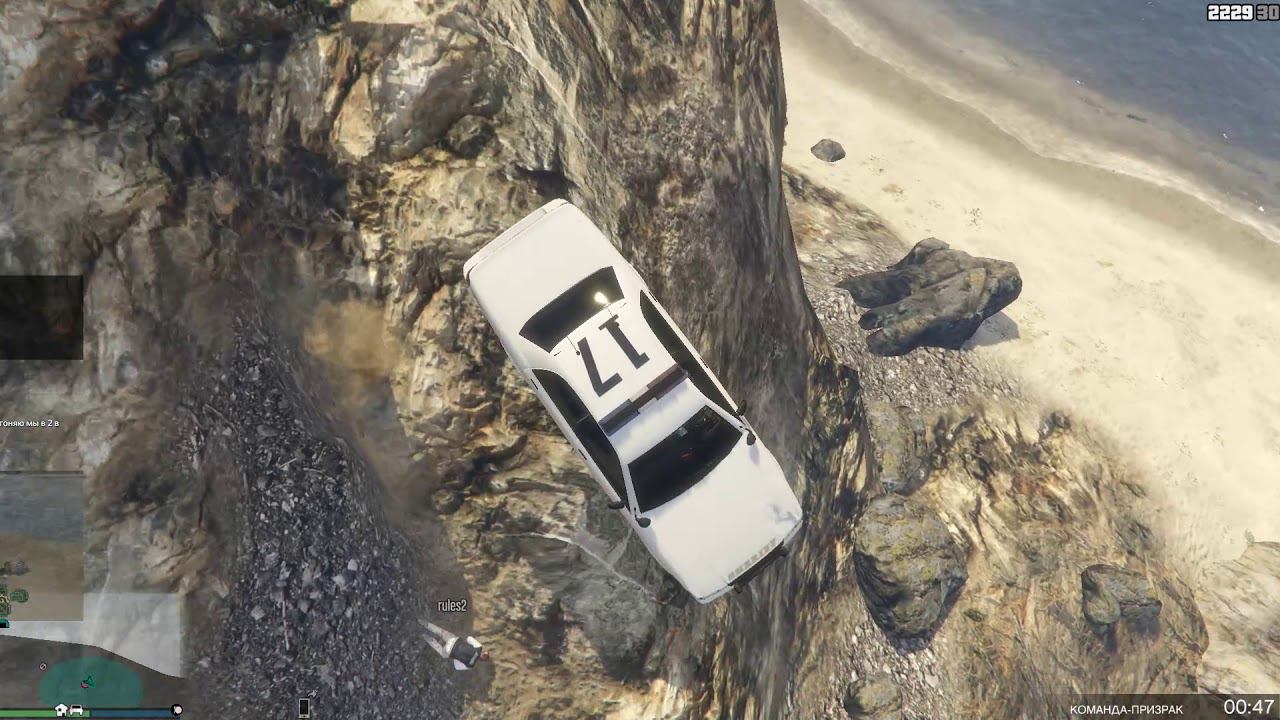 GTA V полицейский патруль в Палето Бей