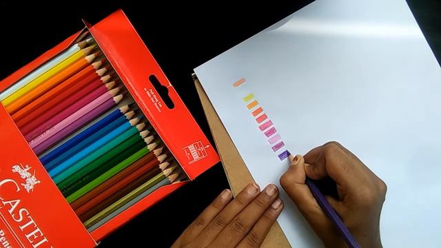 Faber Castell 24 Piece Color pencils Unboxing, review and swatches смотреть онлайн