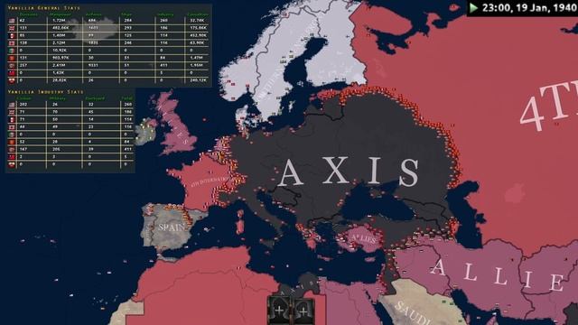 What if the Axis was united in 1936? | Hoi4 Timelapse смотреть онлайн
