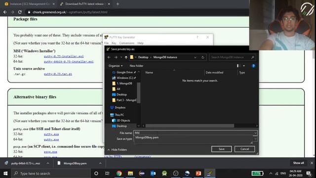 MongoDB Basic Tutorial Part 4.2: Configure Putty to Connect to EC2 смотреть онлайн