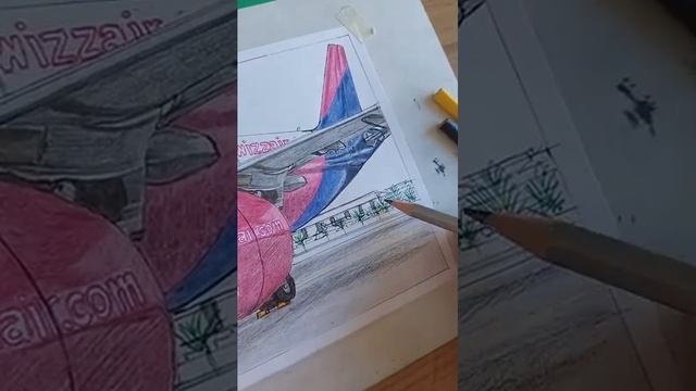 I draw an Airbus A321-271neo of Wizz Air New Engine Option. Less noise with 30% Fly the Greenest ? смотреть онлайн