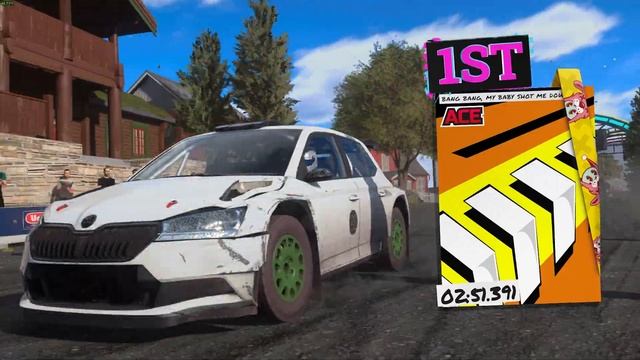 SKODA FABIA RALLY2 EVO безумное ралли dirt 5 gameplay смотреть онлайн