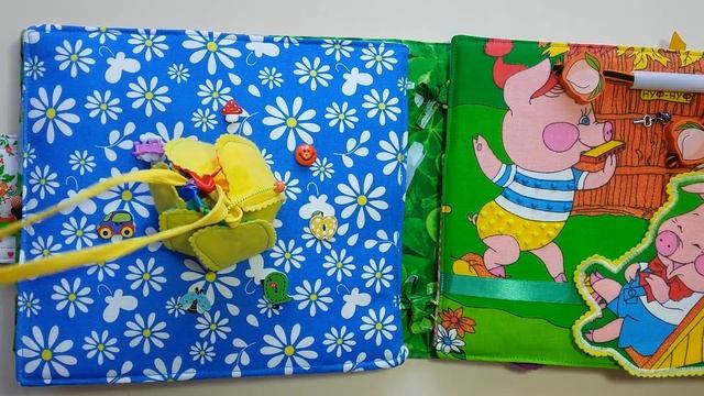 Мягкая развивающая книжка для Евы (г.Челябинск) смотреть онлайн