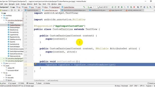 Custom font and custom view | Android tutorial (in nepali 2020) |#part_26 смотреть онлайн