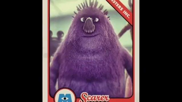 Monsters Inc and Monsters University Scare Cards смотреть онлайн