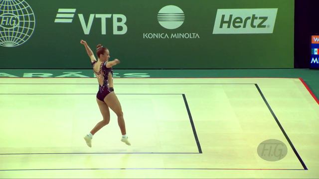 BULLO Anna (ITA) - 2018 Aerobic Worlds, Guimaraes (POR) - Individual Women Qualifications