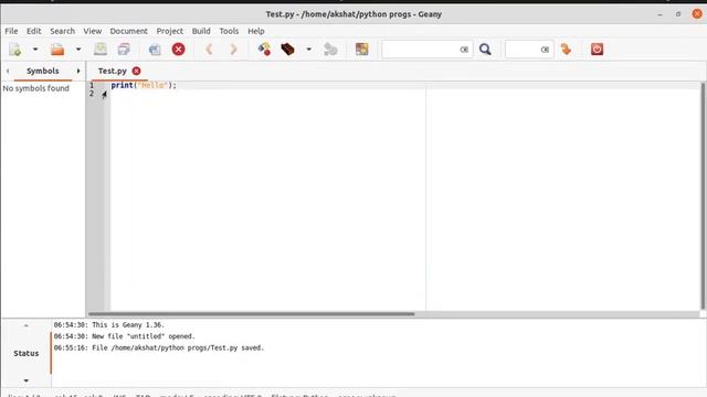 Geany: python not found | Geany not working in ubantu - solved | Neeraj Sharma смотреть онлайн