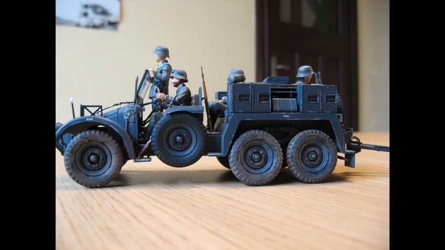 Tamiya 1/35 Krupp Protze (6x4); Kfz.69 Towing Truck With 3.7cm Pak