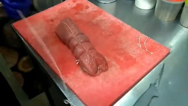 Как обвязать мясо перед запеканием смотреть онлайн