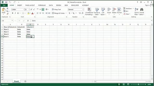 How to Use a Tabular Format in Excel : MS Excel Tips смотреть онлайн