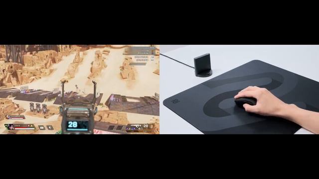ZOWIE G-SR-SE Gris mousepad for esports Smooth glide feeling with steady control смотреть онлайн