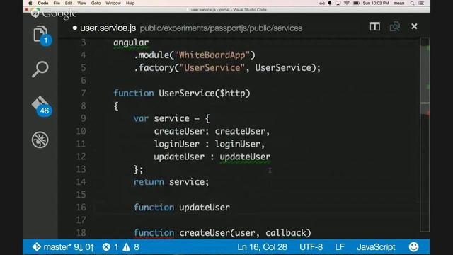 10 - Use MongooseJS to update user information in MongoDB in a MEAN Web application смотреть онлайн
