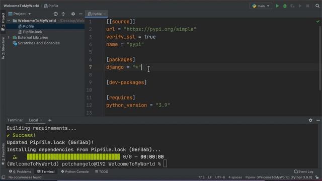 สอน Python #20 - pipenv - ปี๊บติดไนตรัส смотреть онлайн