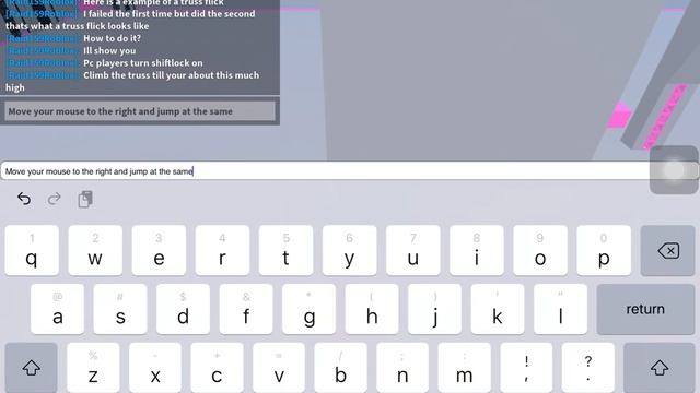 How To Truss Flick In Roblox