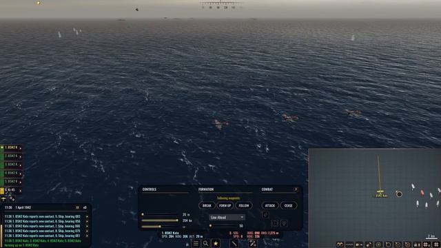 War on the Sea. The Rising Sun. Ч.XIV "День дурака пролетел над океаном. На крыльях "Кейта". смотреть онлайн