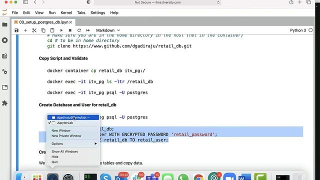 Setup Postgres Database on Ubuntu VM - Execute SQL Scripts смотреть онлайн