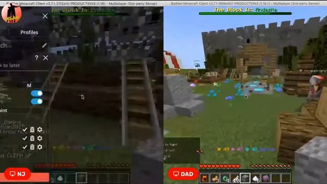 Minecraft Survival 1.18 Java Diamond Fire Games смотреть онлайн