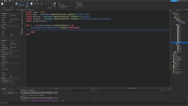 How To Make A KEYCODE DOOR In Roblox Studio! (2022) смотреть онлайн
