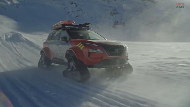 Nissan X-Trail Mountain Rescue With Snow Tracks смотреть онлайн
