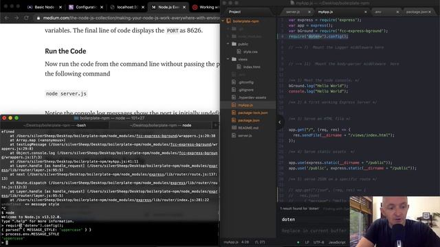 Use the .env File - Basic Node and Express - Free Code Camp смотреть онлайн