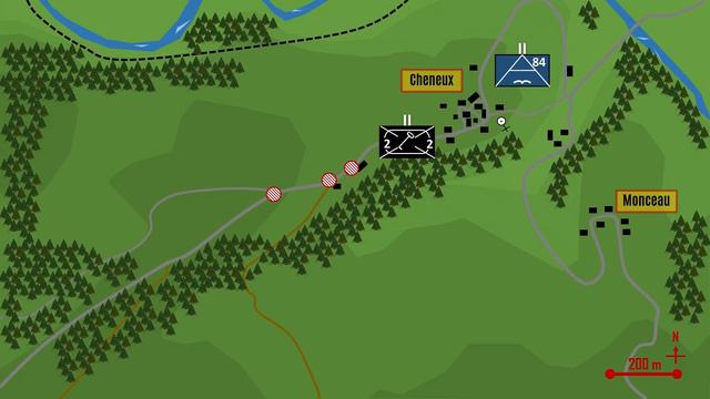 The Battle of Cheneux - Battle of the Bulge 1944 смотреть онлайн