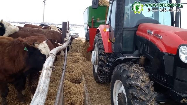 Отгрузка КОРМОРАЗДАТЧИКА Pronar в Казахстане смотреть онлайн