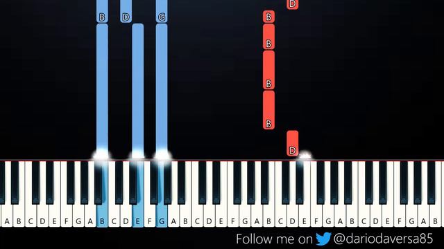 Slot Machine - Free Fall (Piano Tutorial) смотреть онлайн