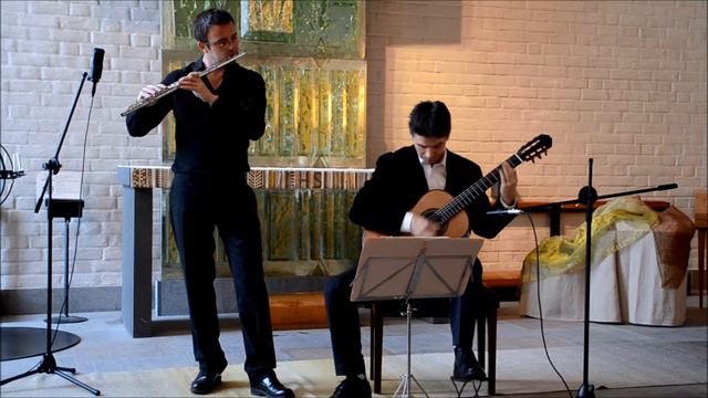 De ronda, J Rodrigo, Tobias Carron flöjt, Per Skareng gitarr смотреть онлайн