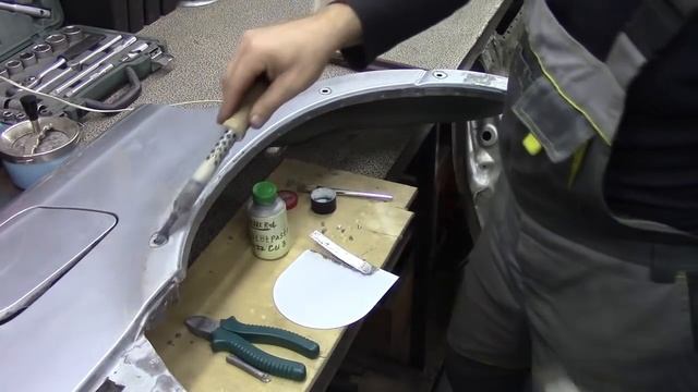 Кузовной ремонт. Опять не много про олово. Body repair. смотреть онлайн