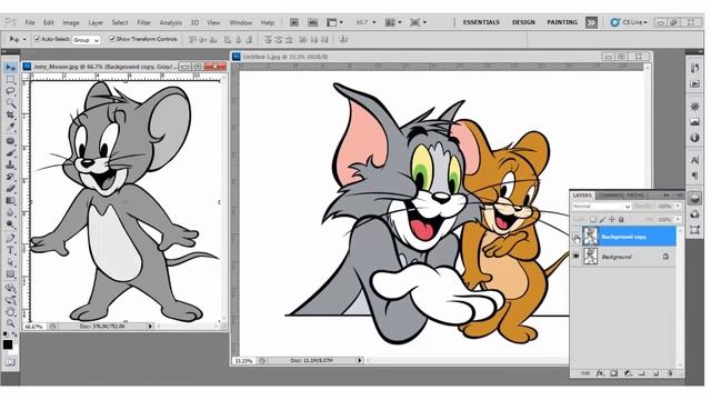 image convert into outline in photoshop смотреть онлайн