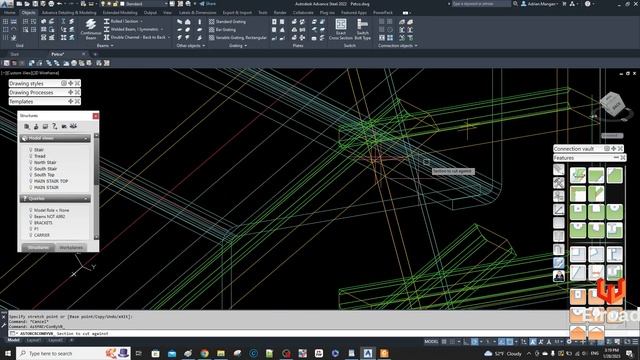 ADVANCE STEEL: Feature Behavior. смотреть онлайн