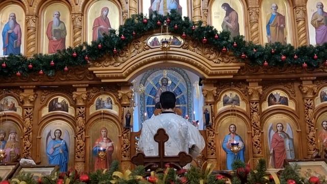 7 января 2023 г.Праздничная Божественная литургия в день Рождества Христова. смотреть онлайн
