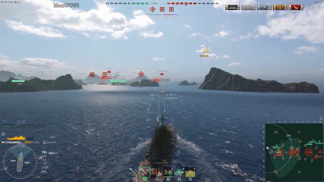 World of WarShips | Stalingrad | 7 KILLS | 212K Damage - Replay Gameplay 1080p 60 fps смотреть онлайн