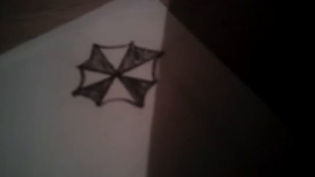 Как нарисовать значок Umbrella corporation смотреть онлайн