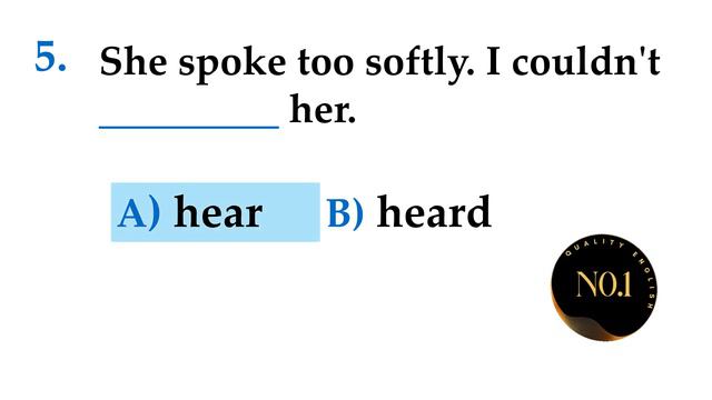 Irregular Verb Test | English Grammar Quiz | 10 Questions | No.1 Quality English смотреть онлайн