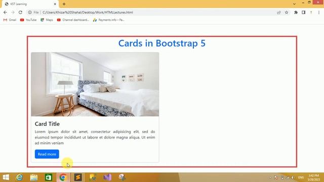 Bootstrap Card Classes Tutorial in Hindi / Urdu смотреть онлайн