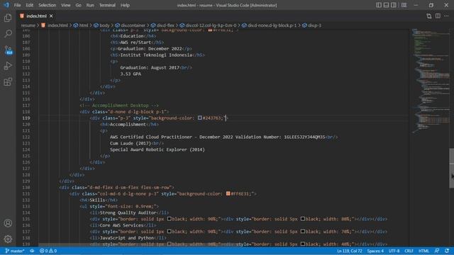 Resume with Bootstrap [Improvement] - Design смотреть онлайн