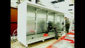 Монтаж холодильной горки ВАРШАВА ВХСп-3,75