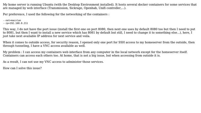 How to access containerized service web interface from Docker host? смотреть онлайн