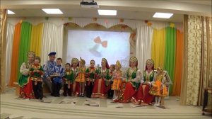 Оркестр русских народных инструментов в исполнении воспитанников и родителей Детского сада «Росинка