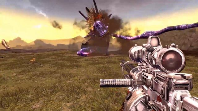 Borderlands 2 Sniper Zer0 Vs OP10 Terra without red text gear and HUD смотреть онлайн