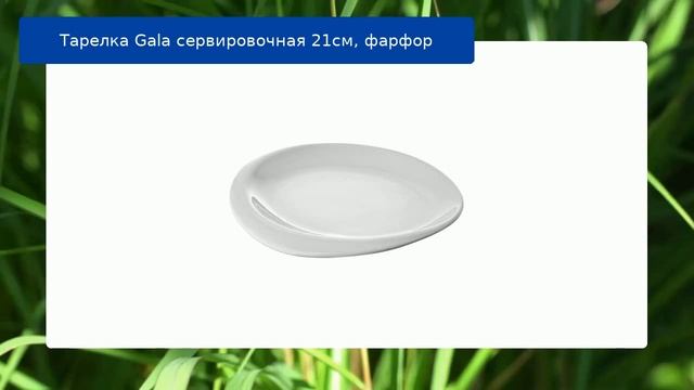 Тарелка Gala сервировочная 21см, фарфор смотреть онлайн