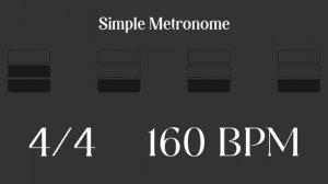 Metronome - 160 BPM