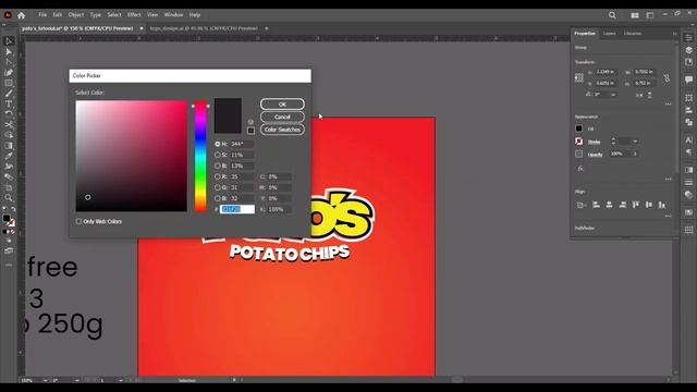 package design tutorial of Potato chips | adobe illustrator plus photoshop #package #design смотреть онлайн